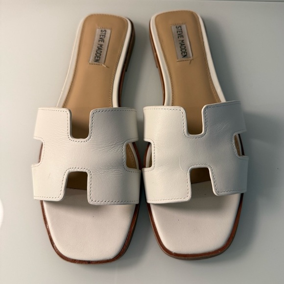 Steve Madden Shoes - Steve Madden White Sandals
